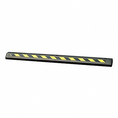 GRAINGER 1790BLKX Parking Curb 6 ft x 4 x 8 Black/Yellow