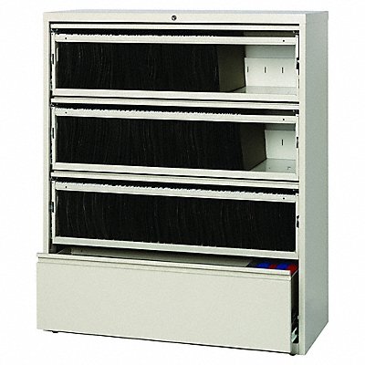 HIRSH 17972 Lateral File Cabinet Putty 52 1/2 H