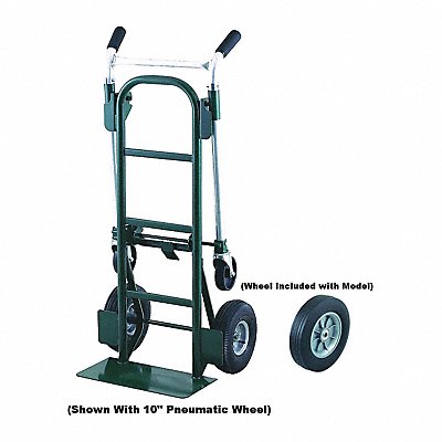HARPER DTB6035P Hand Truck Steel ConVerticalible Dual Handle