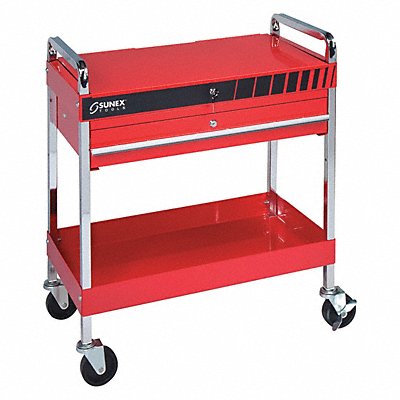 SUNEX TOOLS 8013A Service Cart w/ Locking Top and Drawer