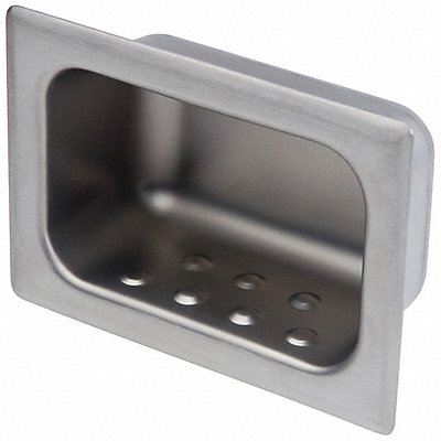 BESTCARE 1832PF Soap Dish Silver 7 in W