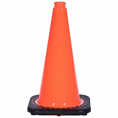 GRAINGER RS45015C Traffic Cone 3 lb Orange Cone Color