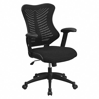 FLASH FURNITURE BLZP806BKGG Office Chair 42 3/4 in H Black