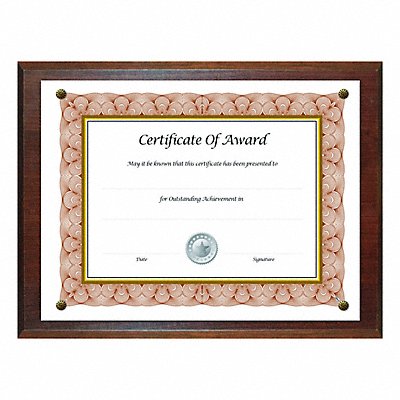 NUDELL 18811M Award-A-Plaque Walnut