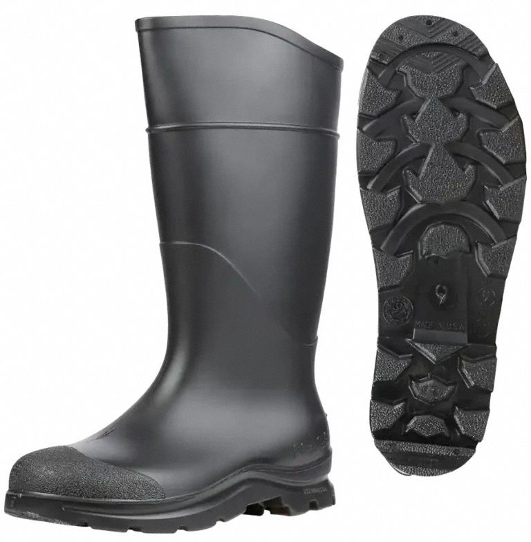 HONEYWELL SERVUS 18821 PVC Rubber Boot Black 14 Sz 10 PR