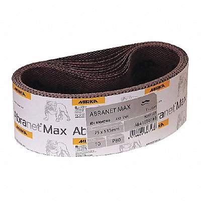 MIRKA AB424080T Net Abrasive Belt 4x24 P80 PK10