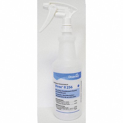 DIVERSEY 130252 Trigger Spray Bottle 12 1/2 H White PK12