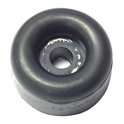 GRAINGER 115RW034S Bumper 7/8 in Black Rubber PK10