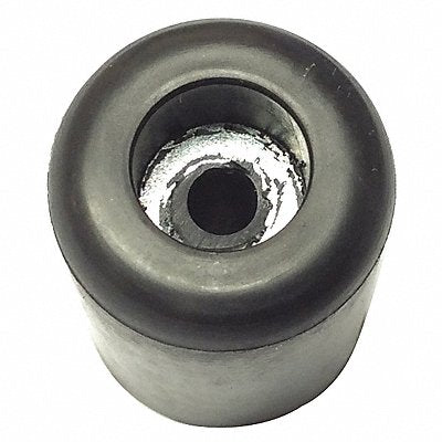 GRAINGER 719RW034S Bumper 3/4 in Black Rubber PK10