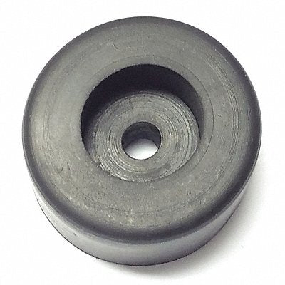GRAINGER 791R034S Bumper 1-1/2 in Black Rubber PK5
