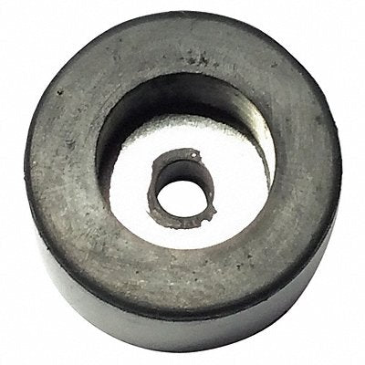 GRAINGER 785RW034S Bumper 1-1/32 in Black Rubber PK5