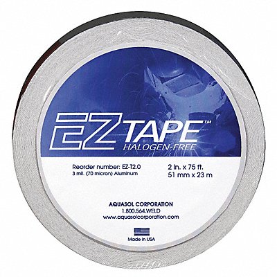AQUASOL EZT20 Aluminum Tape 2 in W 75 ft L Silver