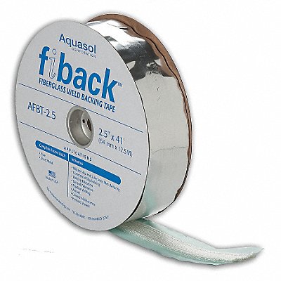 AQUASOL AFBT25 Fiberglass Backing Tape 2.5 in W 41 ft L
