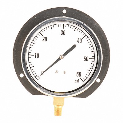 GRAINGER 18C765 G3996 Pressure Gauge Mechanical Cont 4-1/2 In