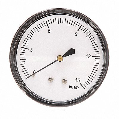 GRAINGER 18C799 G3998 Press Gauge Low Press Diaphragm 2-1/2 In