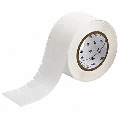 BRADY THT1534613 Label White/Translucent Blank Polyester