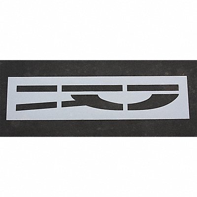 RAE STL1165020 Pavement Stencil 72 in R x R 1/16