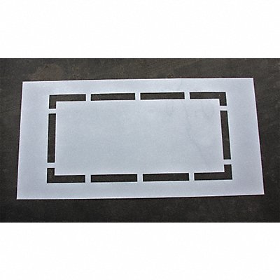 RAE STL1166490 Athletic Stencil Batters Box 36 in 1/16