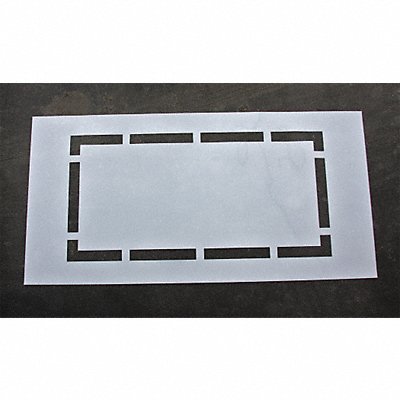 RAE STL1086490 Athletic Stencil Batters Box 36 in 1/8
