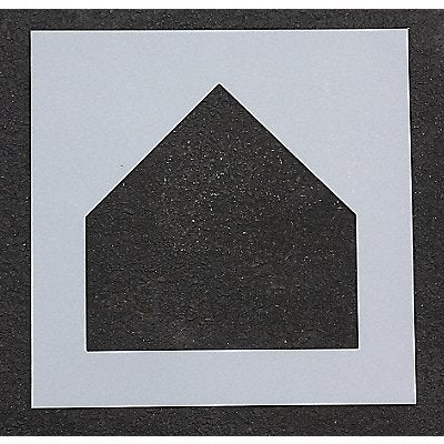 RAE STL1166495 Athletic Stencil Home Plate 17 in 1/16