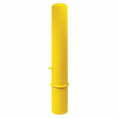 GRAINGER IBP03040YD Removable Bollard Yellow Carbon Steel