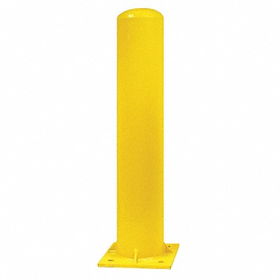 GRAINGER IBB04040YD Bollard 36 in H Yellow Carbon Steel