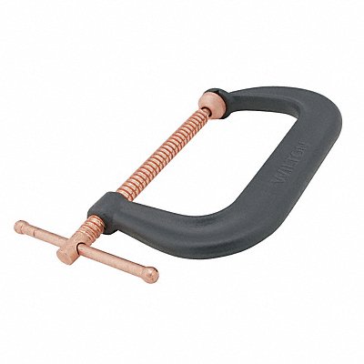 WILTON 406P Spatter Resist C-Clamp 6-1/16 6600 lb.
