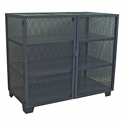 JAMCO MC248BL Shelving Cabinet 54 H 48 W Black