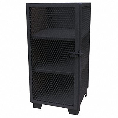 JAMCO ME230SFBL Shelving Cabinet 66 H 30 W Black