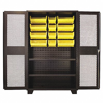 JAMCO DH248BL Bin Cabinet Shelving 78 H 48 W 24 D
