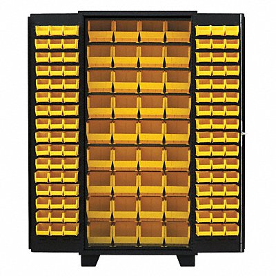JAMCO DZ236BL Bin Cabinet Louvered 78 H 36 W 24 D