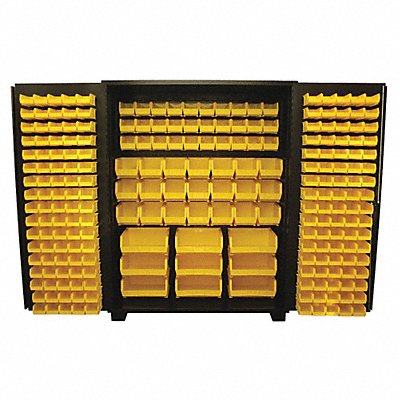 JAMCO DE260BL Bin Cabinet Louvered 78 H 60 W 24 D