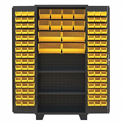 JAMCO DX236BL Bin Cabinet Shelving 78 H 36 W 24 D