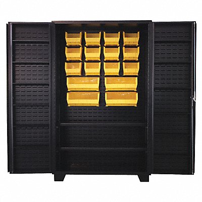 JAMCO DW248BL Bin Cabinet Shelving 78 H 48 W 24 D