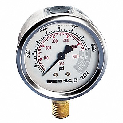 ENERPAC G2536L K4564 Pressure Gauge 0 to 15000 psi 2 1/2 Dial