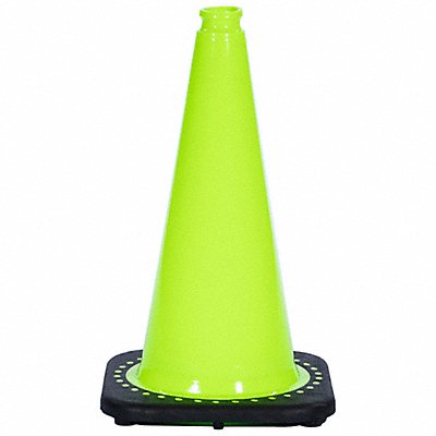 GRAINGER RS45015CLIME Traffic Cone 3 lb Lime Cone Color