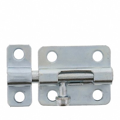 GRAINGER 191144 Barrel Bolt Plated Zinc 2-1/2 L
