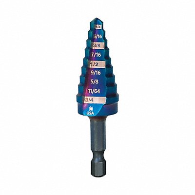 SPYDER 19021 Step Bit/Hex Shank