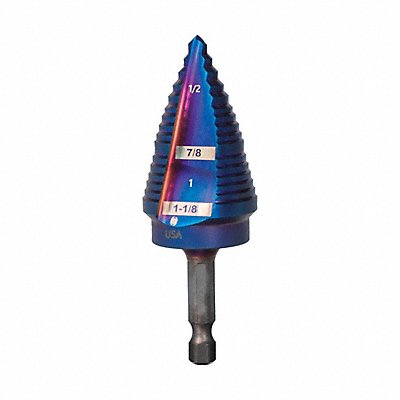 SPYDER 19023 Step Bit/Hex Shank