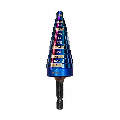 SPYDER 19071 Step Bit/Hex Shank