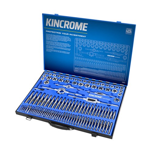 Kincrome 190822 Tap & Die Set 110 Piece NC / NF / Metric & Imperial