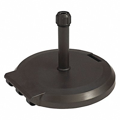 GROSFILLEX US608402 Umbrella Base W/ Wheels Charcoal 84Lb