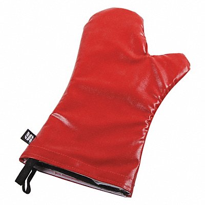 EZ-KLEEN EZK17 Oven Mitt Poly-Cotton Red