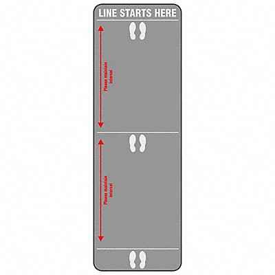 NOTRAX 194SLS42BL Safety Message Mat