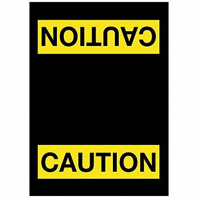 NOTRAX 194SCA35BY Safety Logo Entrance Mat Black 3ft.x5ft.