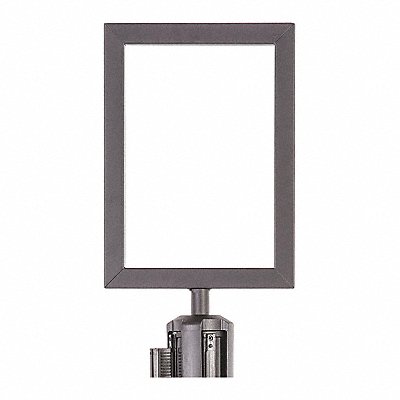US WEIGHT U2507 Steel Frame Sign Holder Matte Black