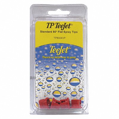 TEEJET PKTP8004VP Flat Spray Polymer Tips 80 Deg PK4