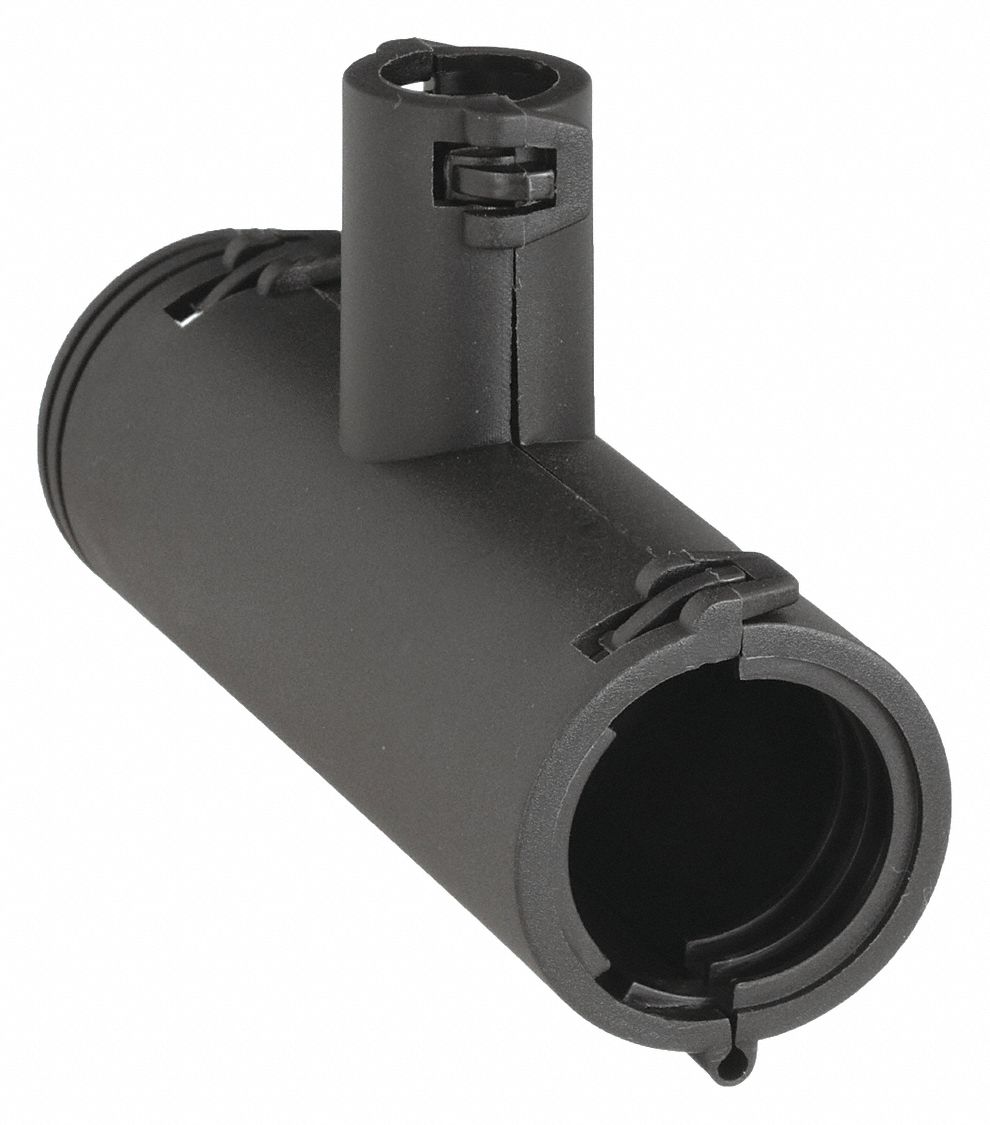 GRAINGER 19A641 Tee Fitting B 0.50in/T 0.25in Nylon PK10