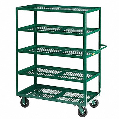 LITTLE GIANT 5MLP30606MRG Metal Utility Cart 2 000 lb Steel