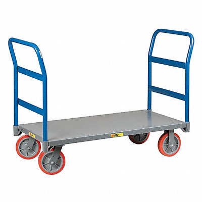 LITTLE GIANT NBB30608PY2H Platform Truck 60x30 Polyurethane Wheel